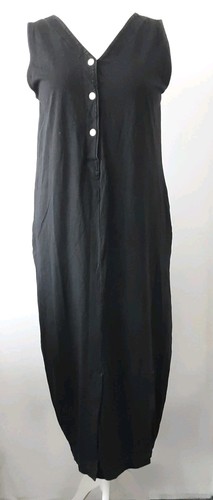 Toast black dress long cotton - long,
