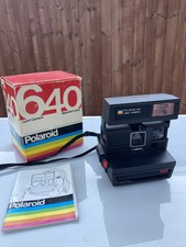 Polaroid Land 600 Instant Camera Original Box Instructions UNTESTED Model 640