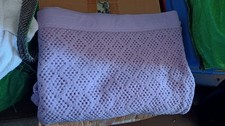 A Pair Of Single Lavender Purple Cellular Blankets  Winter Blanket