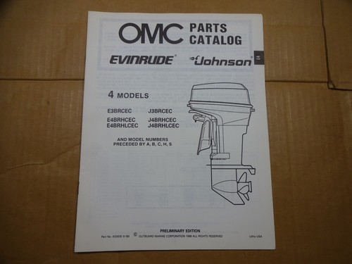 1989 omc johnson evinrude hp - evinrude, 4