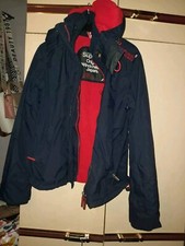 SUPERDRY ORIGINAL WINDCHEATER JAPAN NAVY HOODED JACKET SIZE REGULAR CHEST 36"
