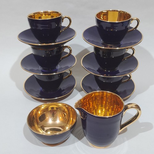 Jersey pottery cobalt blue - pottery,