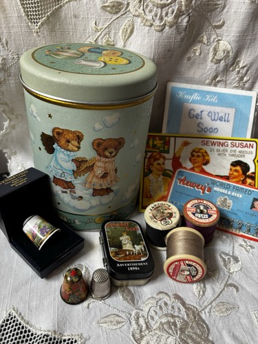 Vintage sewing kit complete - sewing,