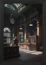 Central Post Office Framed