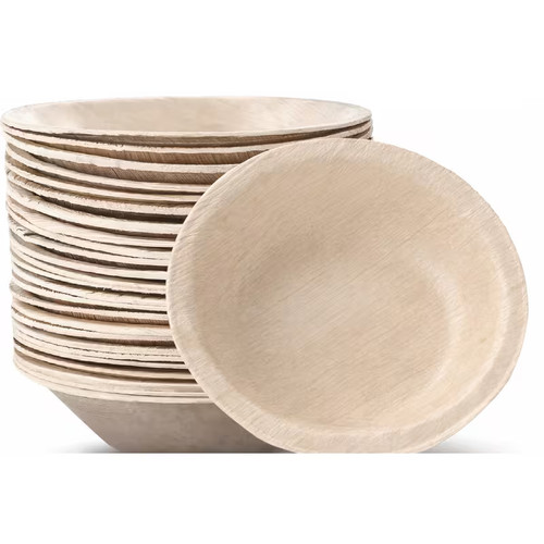 Disposable palm leaf - palm, round