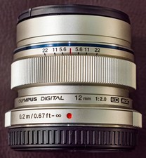 Olympus M.Zuiko 12mm f2 Lens