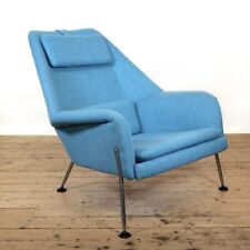 Original Ernest Race ‘Heron’ Chair, Fully-Restored and Reupholstered in Bute Fab