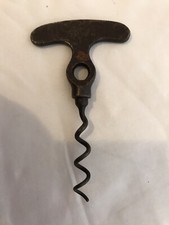 Antique C1850s Lund Iron Corkscrew
