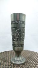 Pewter Goblet 20cm tall relief