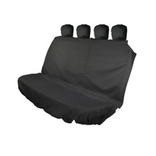 Universal Crew Cab Rear Bench Seat Cover Waterproof Heavy Duty Nylon Van Pickup