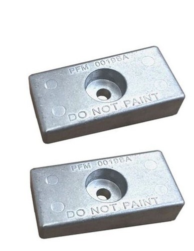Aluminium gearcase anodes 75hp - gearcase,