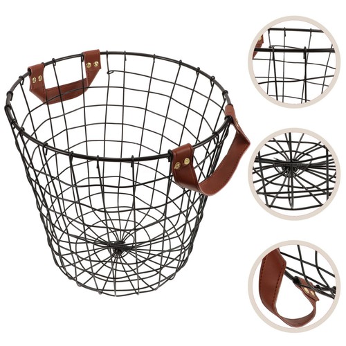 Wire storage baskets fire - fire, wood