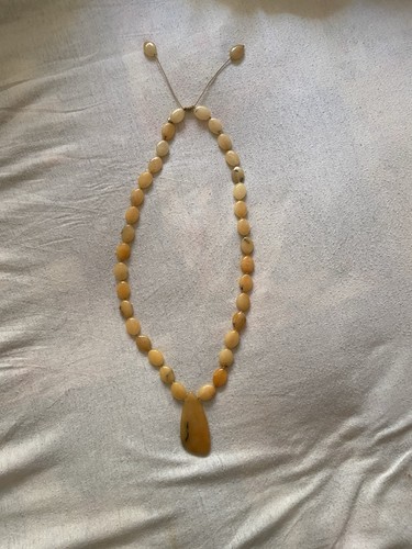 Lola rose yellow necklace - rose,