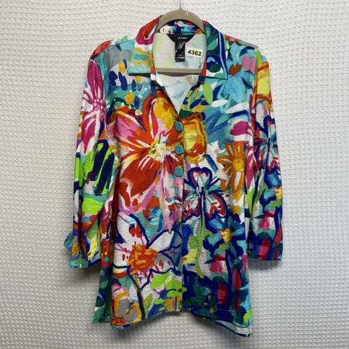 Ali miles artsy floral button - artsy,
