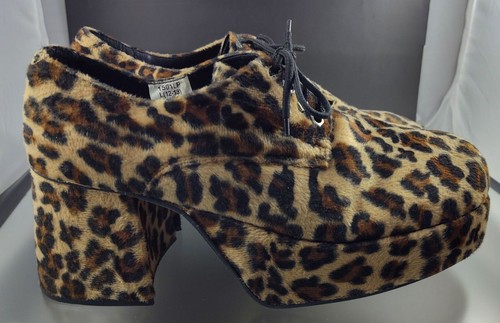 Men leopard platform pimp - men's,