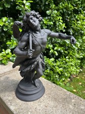 Wedgwood Antique Black Basalt Figure of Bacchante 19th Century