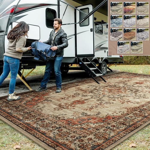 Outdoor rug garden geometric - outdoor,