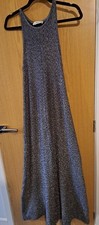 Stunning Silver Metallic Zara Dress Size S Excellent Condition