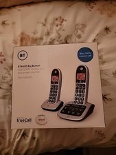 BT4600 2 X TELEPHONES ,BIG BUTTON , ANSWER MACHINE  TWO HANDSETS. BNIB! BNIB!!! 