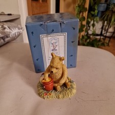 Classic Pooh Figurine 'Pooh With Hunny Jar' by Border Fine Arts Studio #A0412