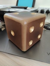 Large Wooden Dice Ornament.