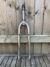 Lee Cooper Retro 1” Threaded Steel Rigid MTB Forks 1990’s Chas Roberts 26” wheel