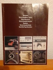Sony Hi-Fi Equipment Brochure Catalogue 1978 Vintage Dealer 11 Autumn