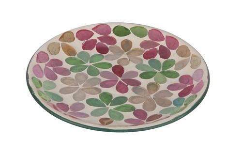 Decorative mosaic glass - mosaic, candle