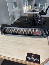 TRD Style Front Grille For Toyota Hilux Revo 2016 - Black Mesh Grille 