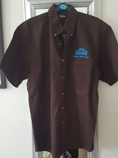 Rockabilly / mod garage/bowling shirt, mint, L, suave