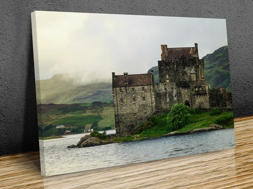 Eilean donan castle misty - eilean,