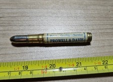 Vintage Prowell & Davis Hardware Co Mechanicsburg PA Advertising Bullet Pencil