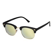 Black And Gold Adults Half Rim
