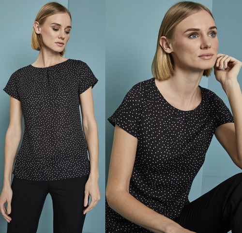 Simon jersey black blouse - simon,