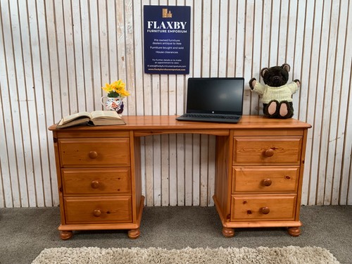 Solid pine desk - solid,