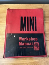 Vintage Mini & Mini Cooper Workshop Manual A BMC Service Publication 1960's.