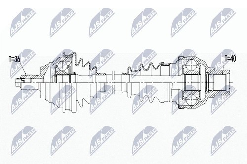 Genuine nty drive shaft - nty,