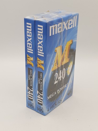 Maxell 240 mega power vhs - m,