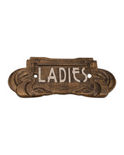 Cast Iron Art Nouveau Ladies