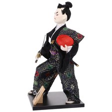 Traditional Samurai Doll Japanese Samurai Figurine Samurai Doll Statue Ornament