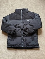 All Black Puffer with Corduroy