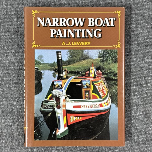 Narrow boat painting english - boat,