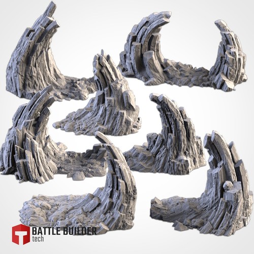 Rock mountain terrain - mountain,