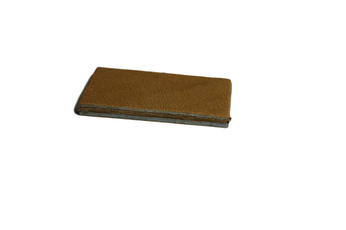 Leather hand pad - leather, flint