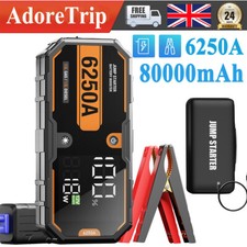 6250A Car Jump Starter Portable Charger Booster Power Bank 12V Battery Emergency