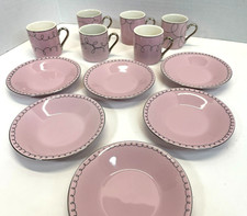 MCM style Pink and Silver