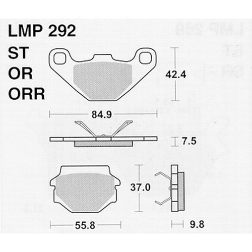 Racing lmp292 pair - ap,
