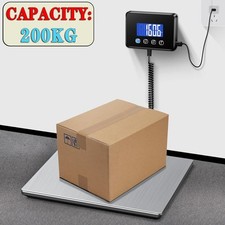 200kg 440lbs LCD Digital Postal Parcel Scales Platform Postage Shipping Weighing
