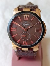 Oskar Emil Gold Plated Boston G Quartz Watch - New Battery fitted