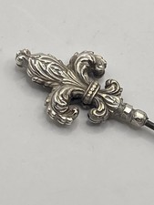 ANTIQUE  FLEUR DE LIS HAT PIN  (B127)
